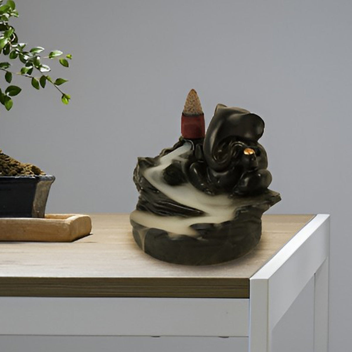 Ganesha Smoke Fountain Idol