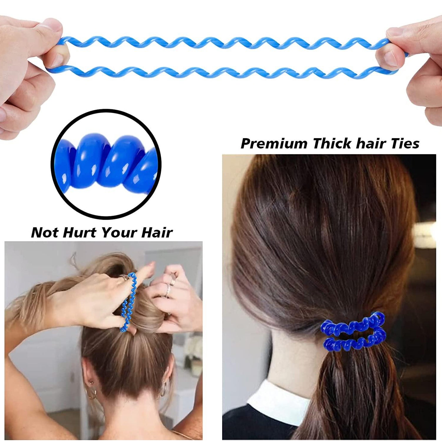 Unbreakable Spiral Hair Ties
