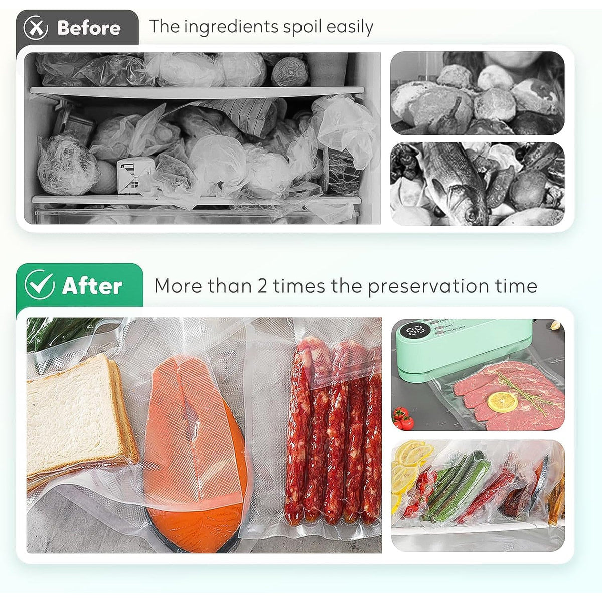 Rechargeable Food Vacuum Sealer
