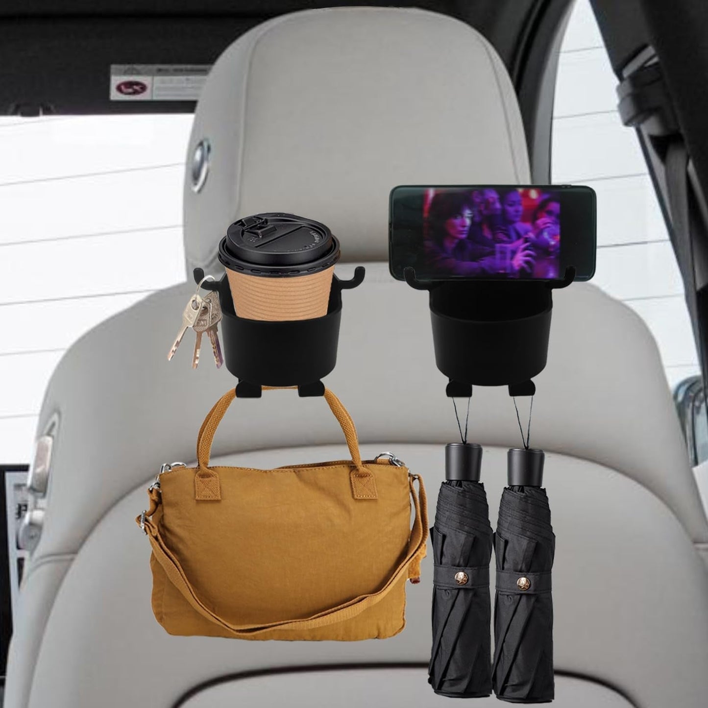 Car Headrest Backseat Organizer