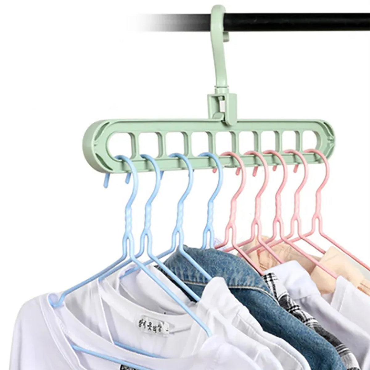 10-Pack Plastic Hanging Hooks