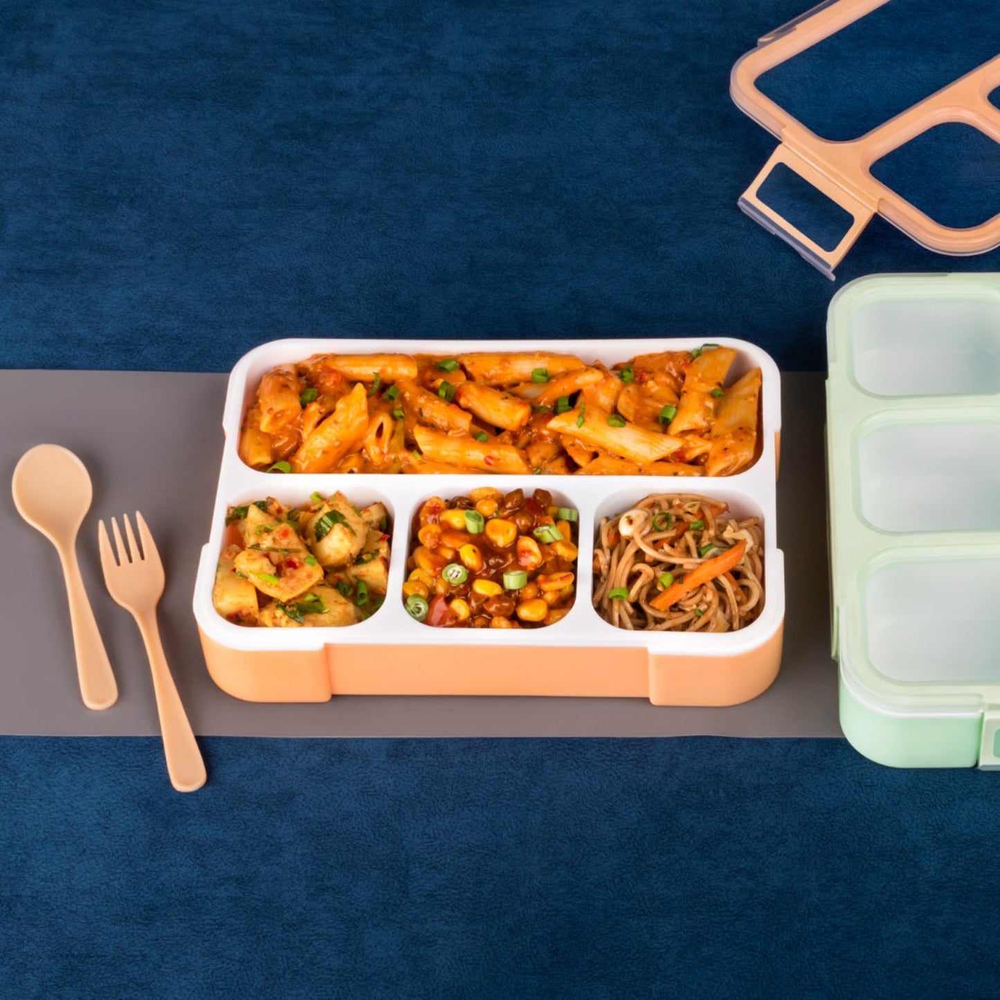 4 Compartment Leak-Proof Lunch Box