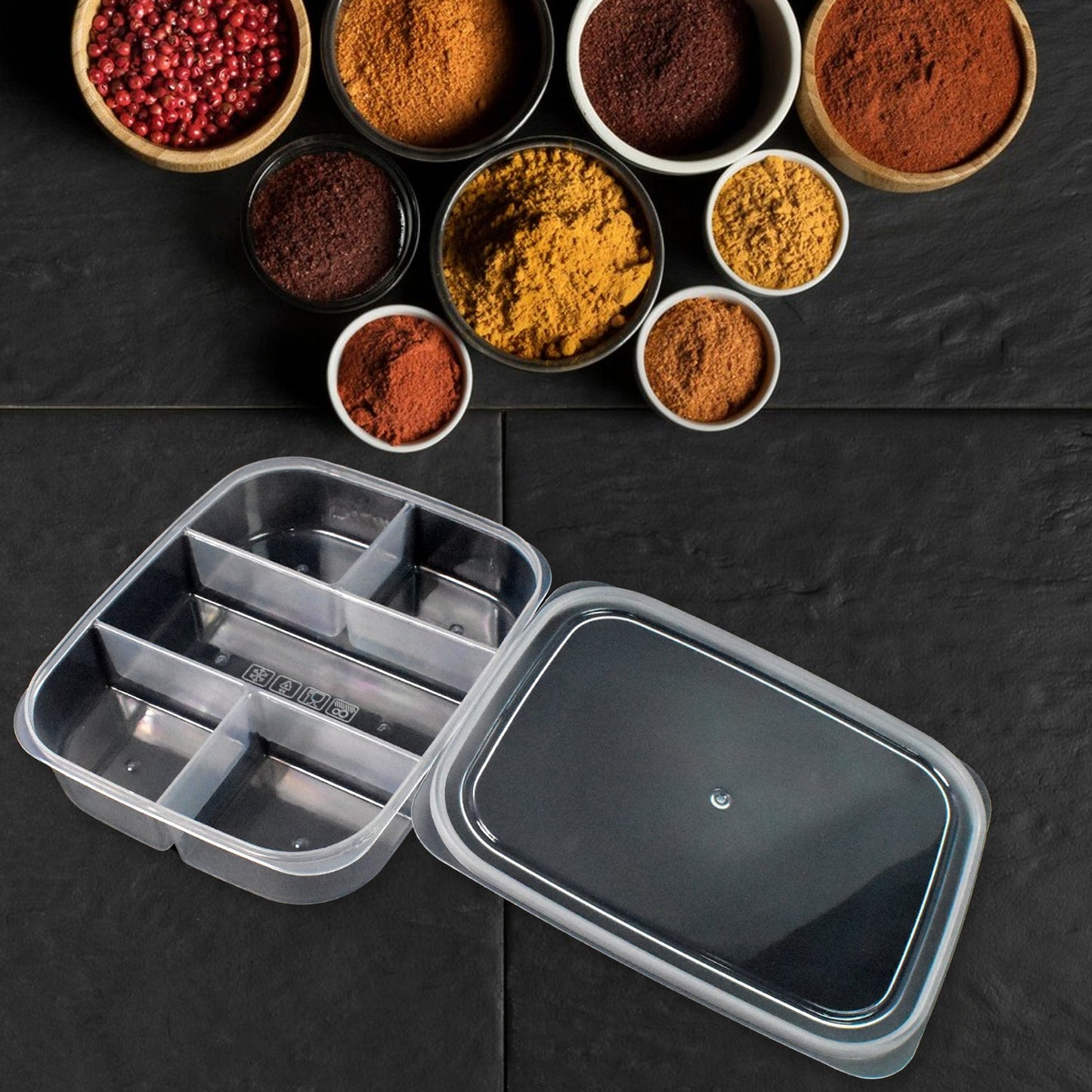 Multi-Compartment Lunch Box