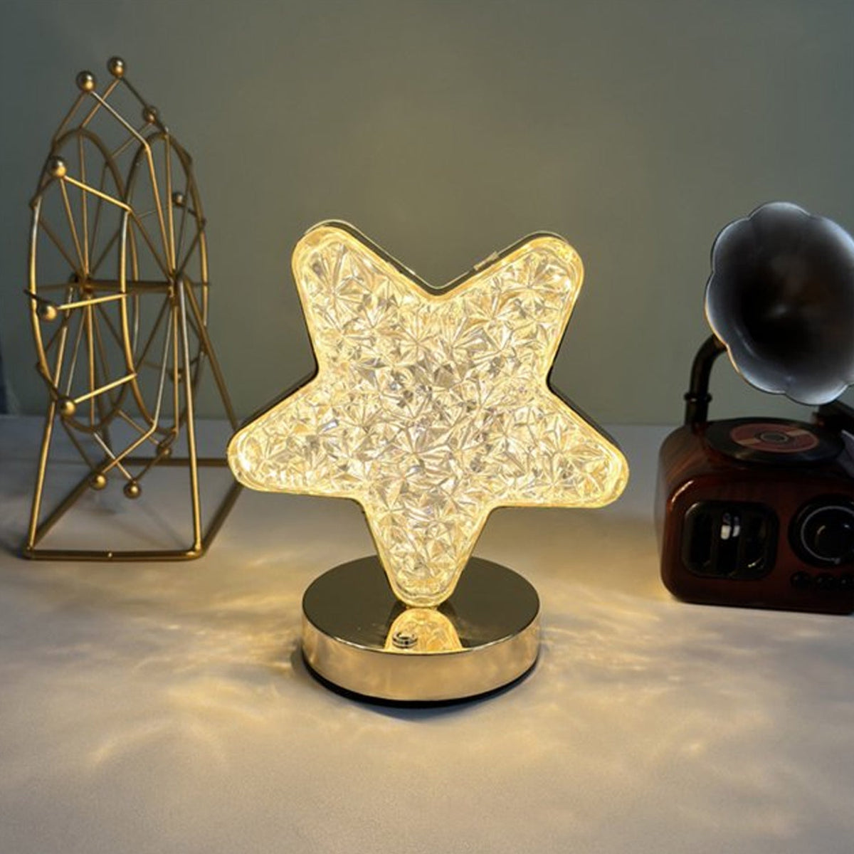 Crystal Diamond Lamp Cordless