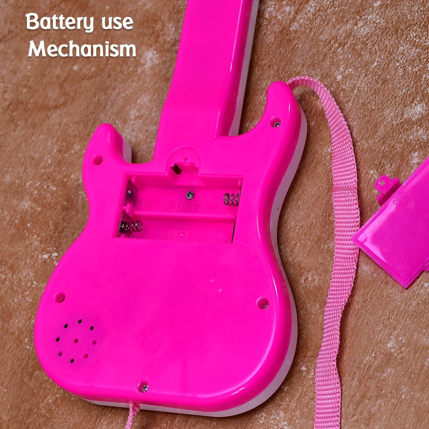 Battery Operated Musical Instruments Mini Guitar