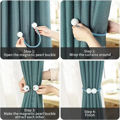 Magnetic Curtain Tiebacks