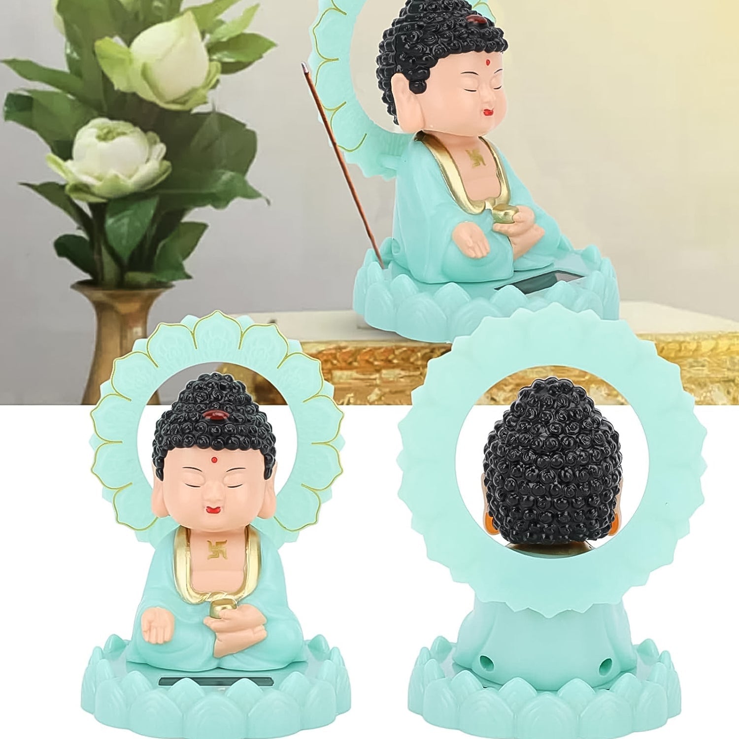 Solar Buddha Statue