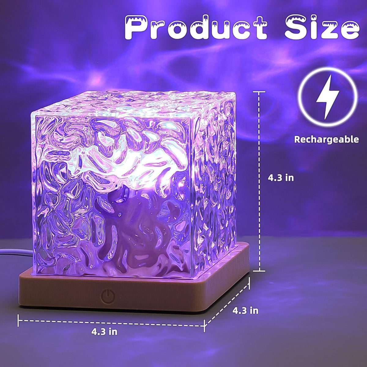 Crystal Ripple Night Lamp