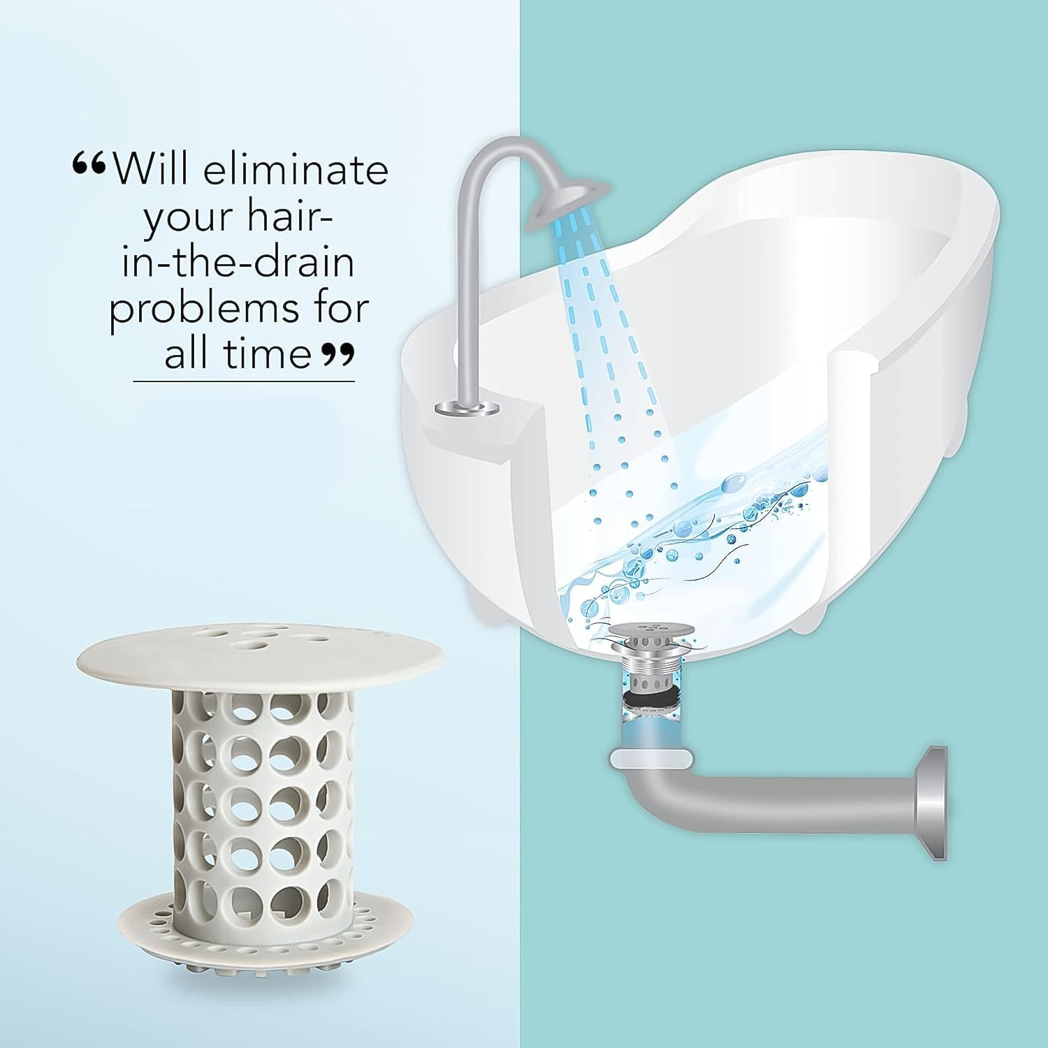 Silicone Drain Hair Catcher