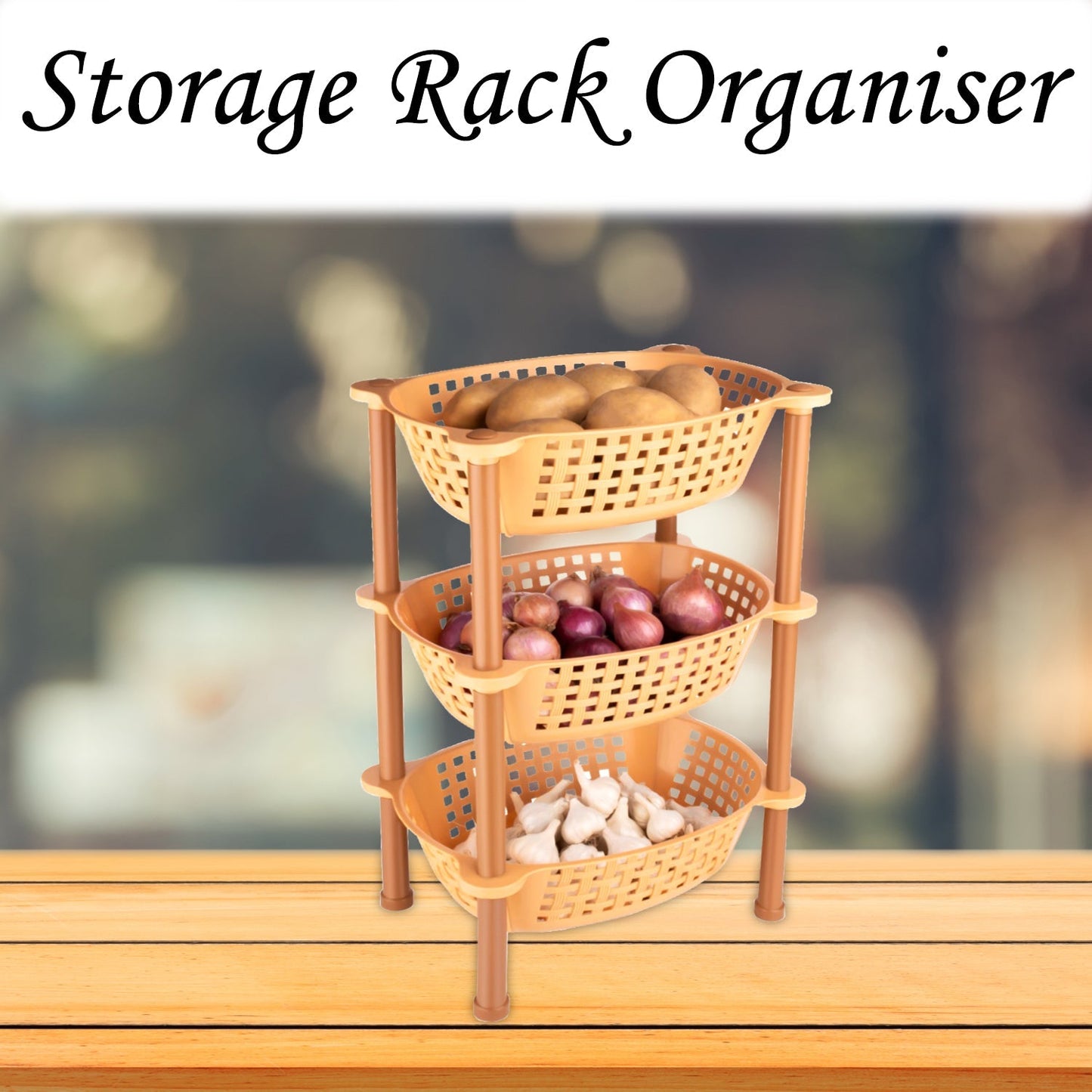 Multipurpose Stackable Storage Baskets