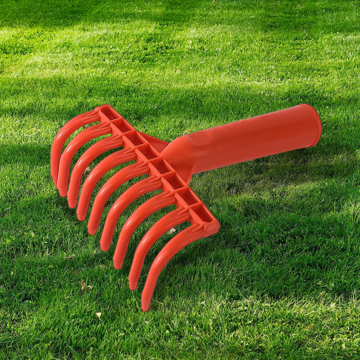 Plastic 9-Tooth Garden Hand Rake
