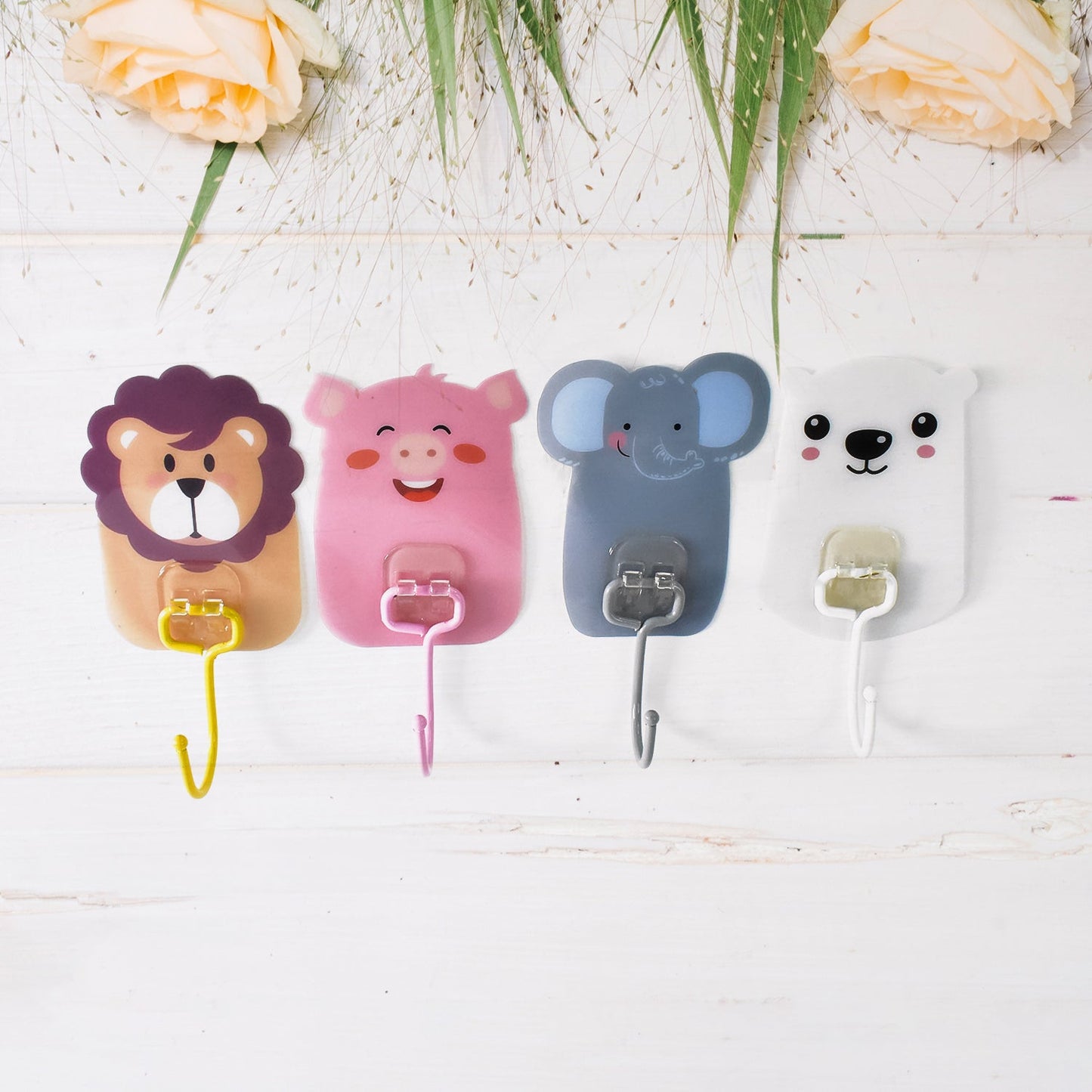 No-Drill Cartoon Wall Hooks