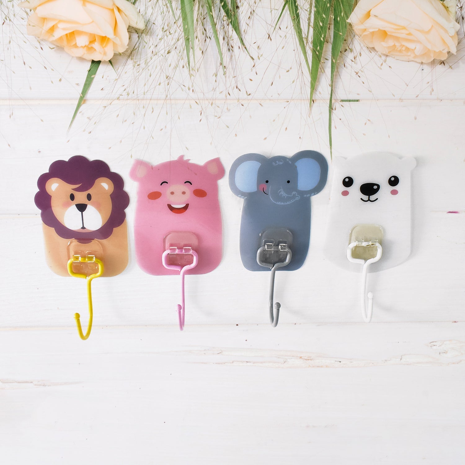 No-Drill Cartoon Wall Hooks
