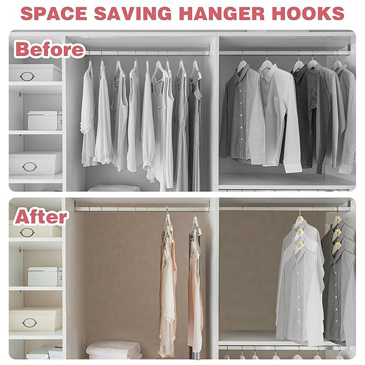 Triangle Closet Hanger Hooks