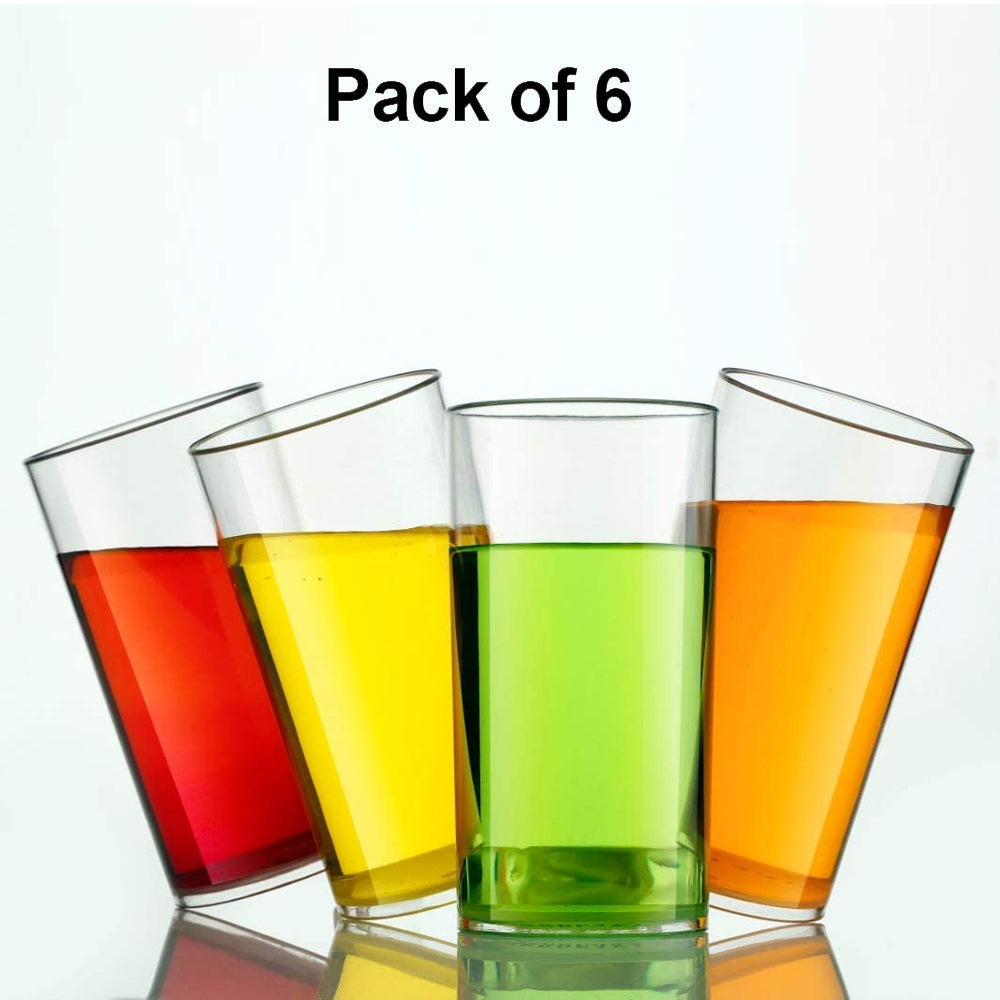 Unbreakable Transparent Glasses Set