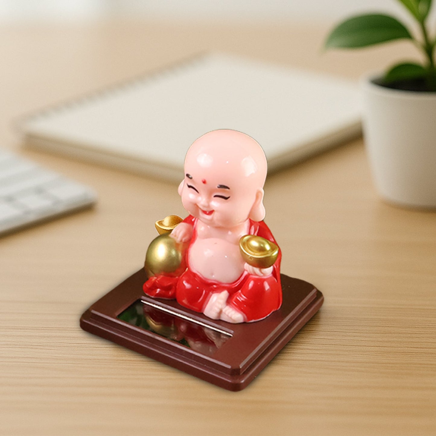 Solar Power Buddha Statue
