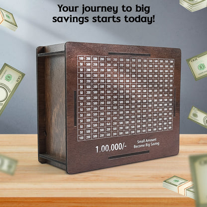 Wooden Money  Piggy Bank
