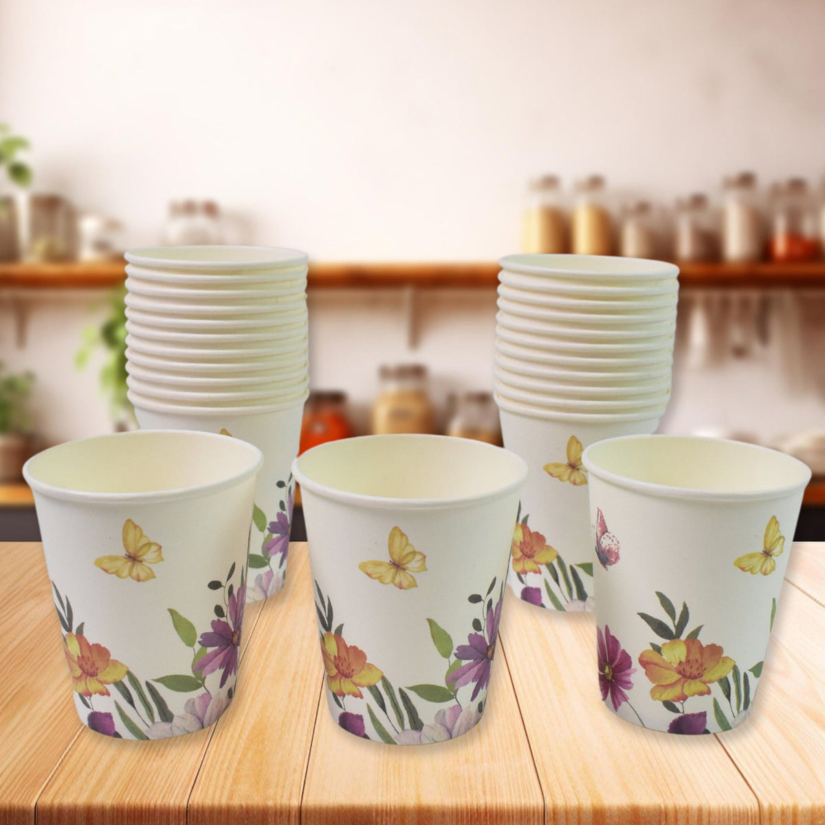 Colorful Paper Cups Set