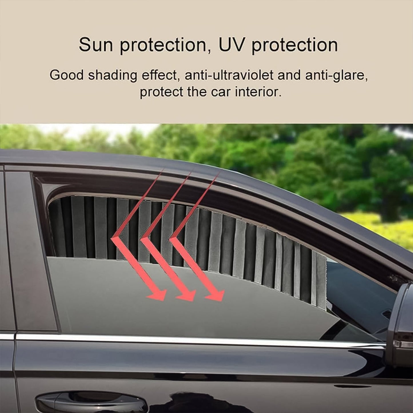 Car Window Privacy Curtains – 4 Pc