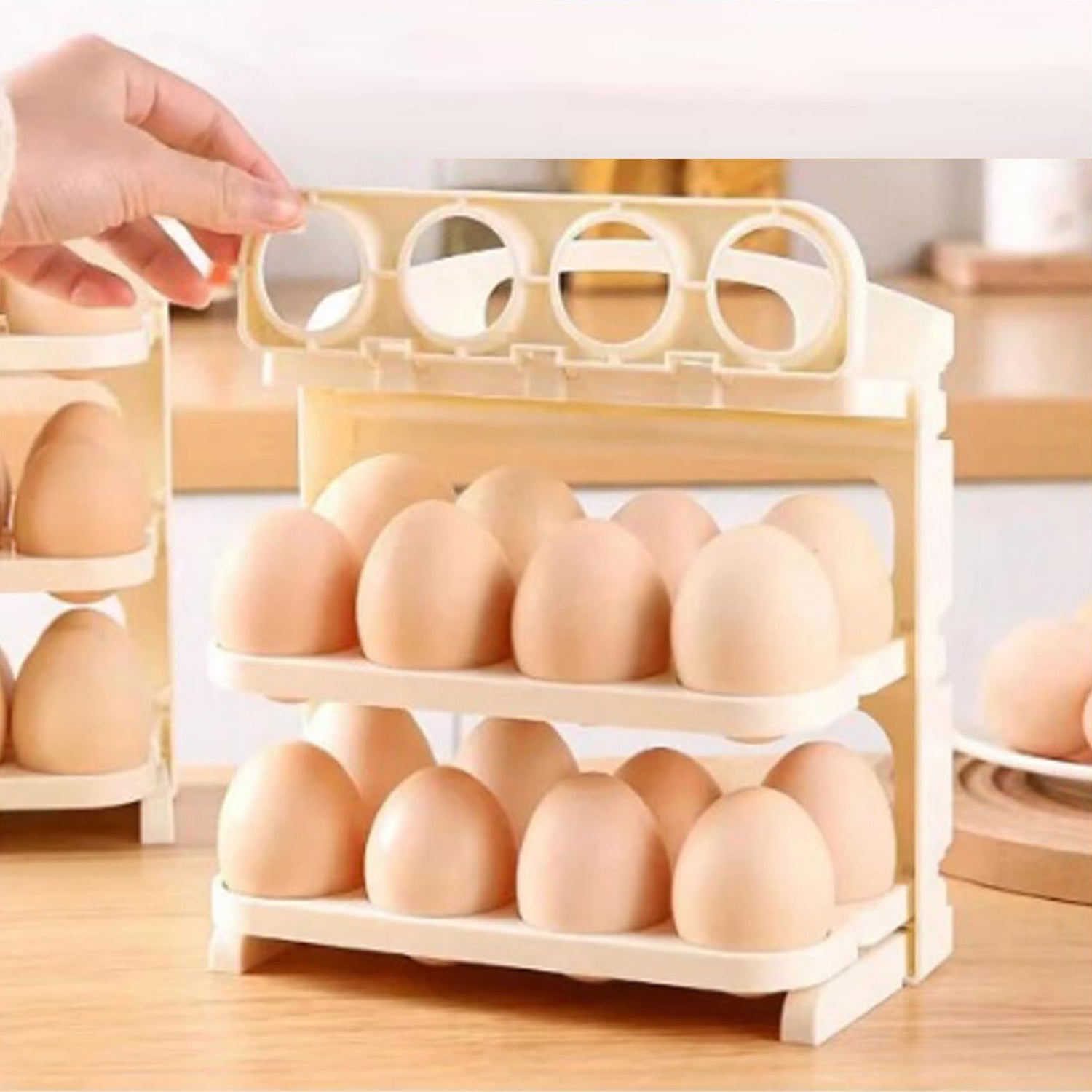 Plastic Foldable Egg Tray