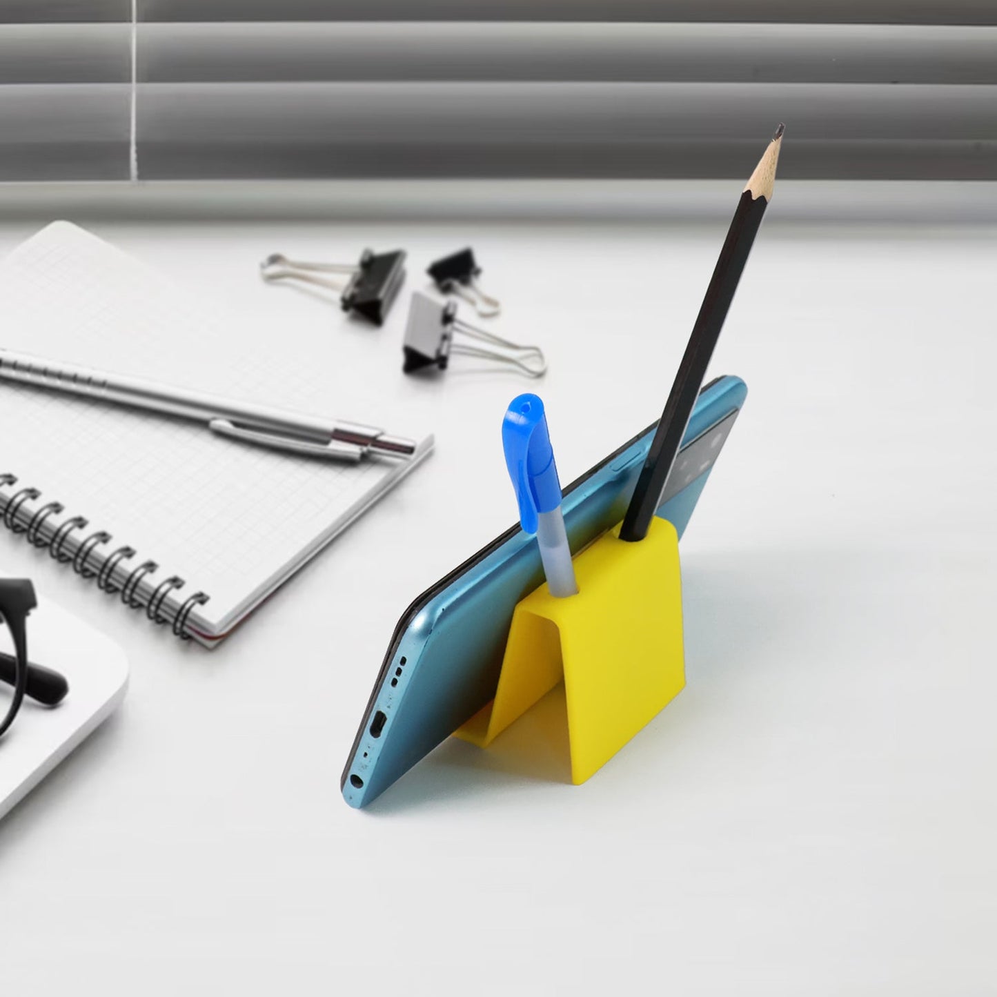 Phone Stand Pen Holder