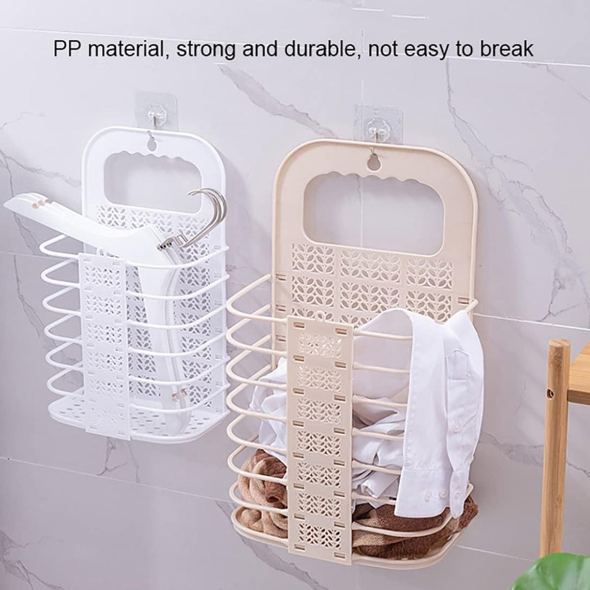 Wall-Mounted Collapsible Laundry Basket