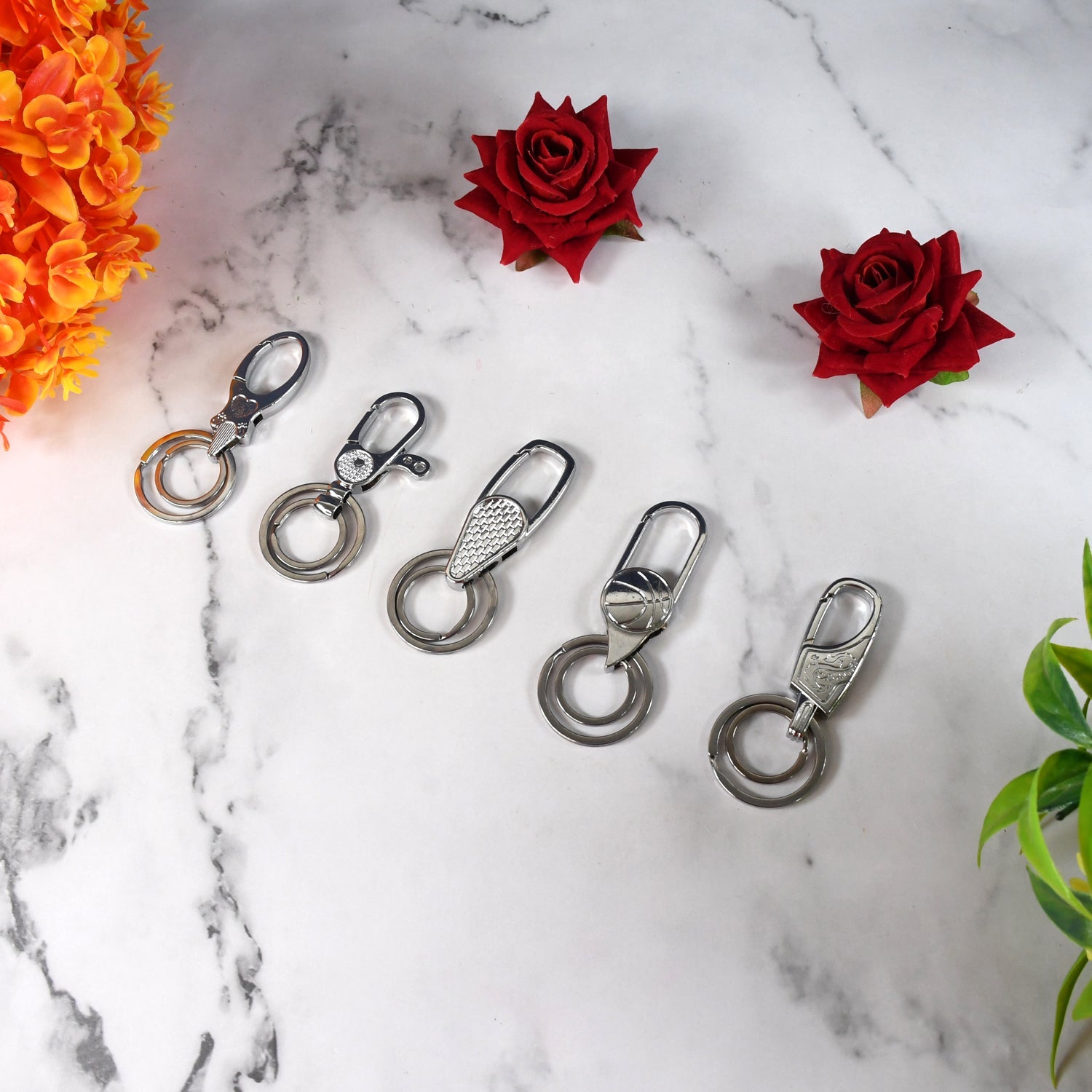 Luxury Stainless Steel Keychain