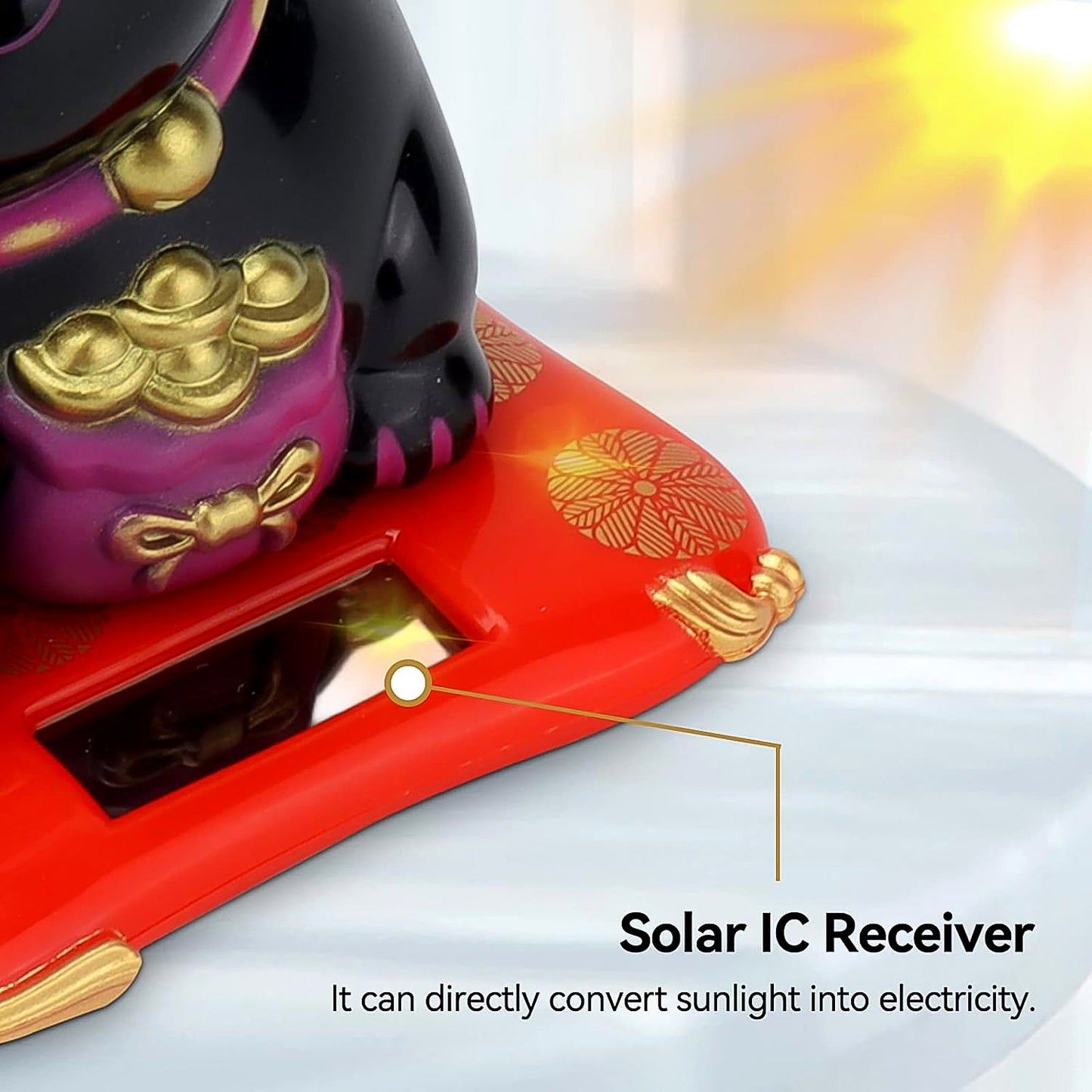 Solar Waving Lucky Cat