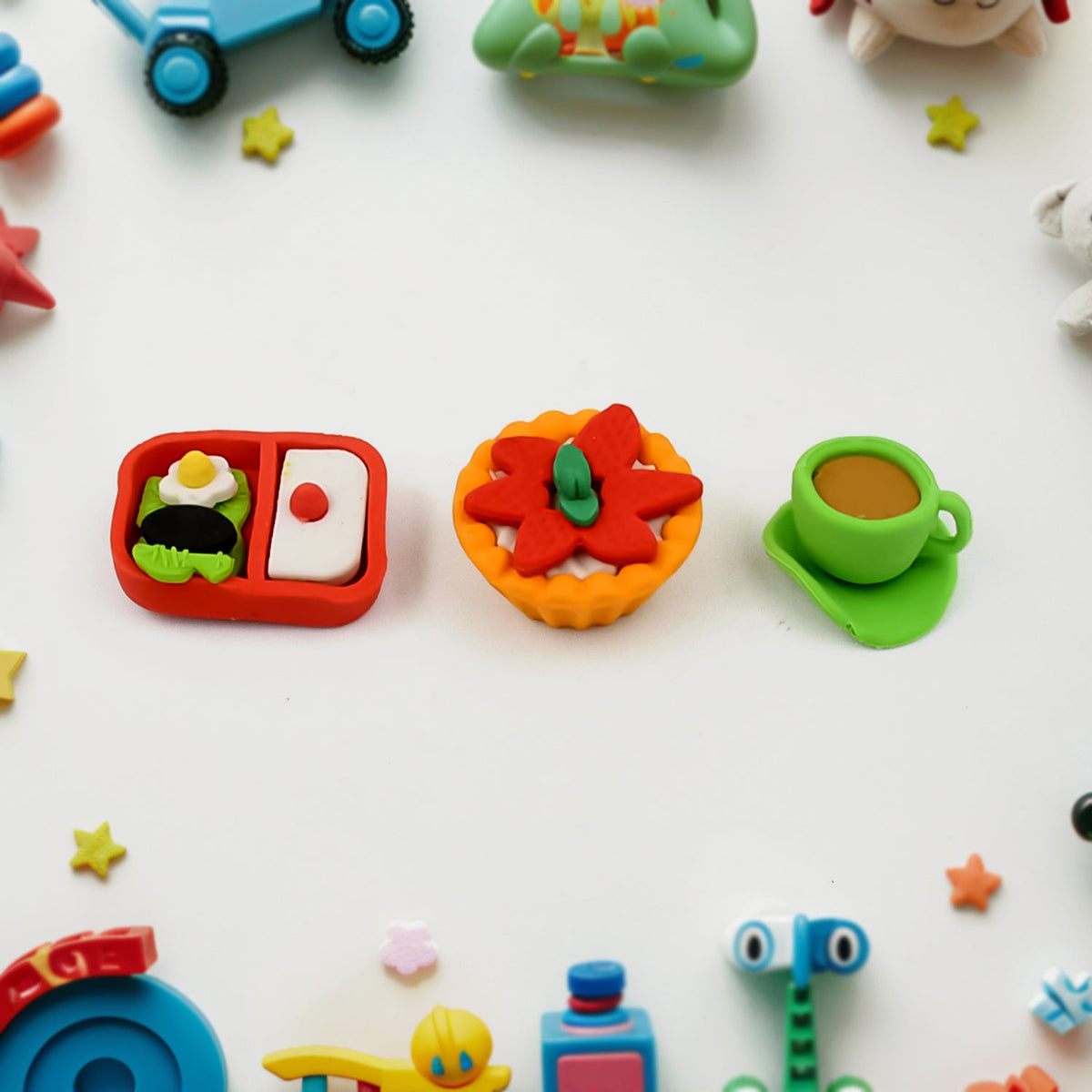 Colorful Fancy Eraser Set