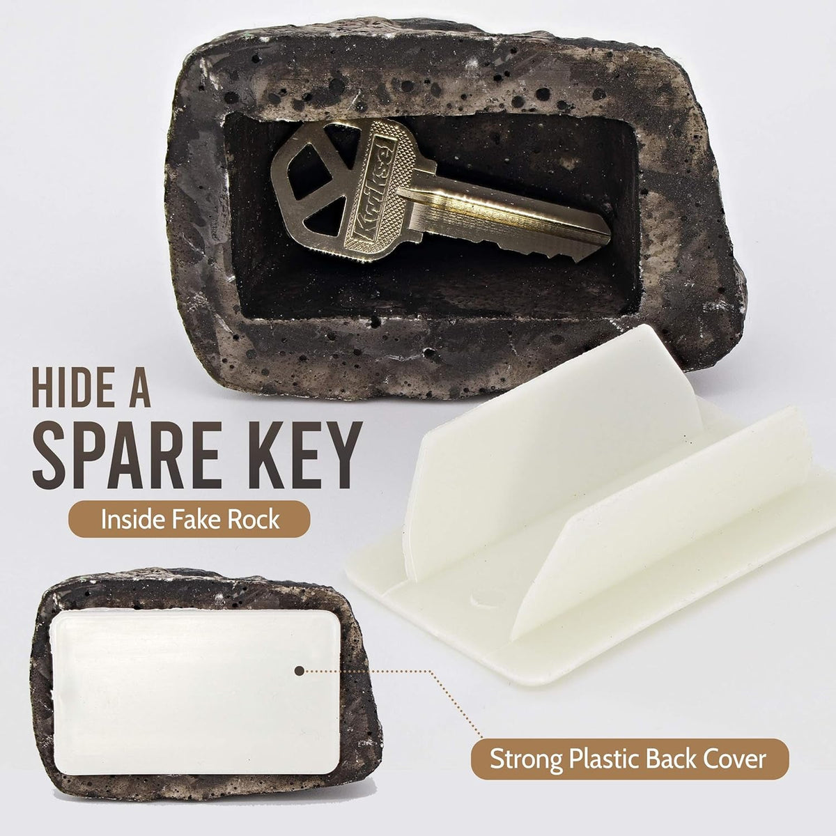 Rock Key Hider Decorative Piece