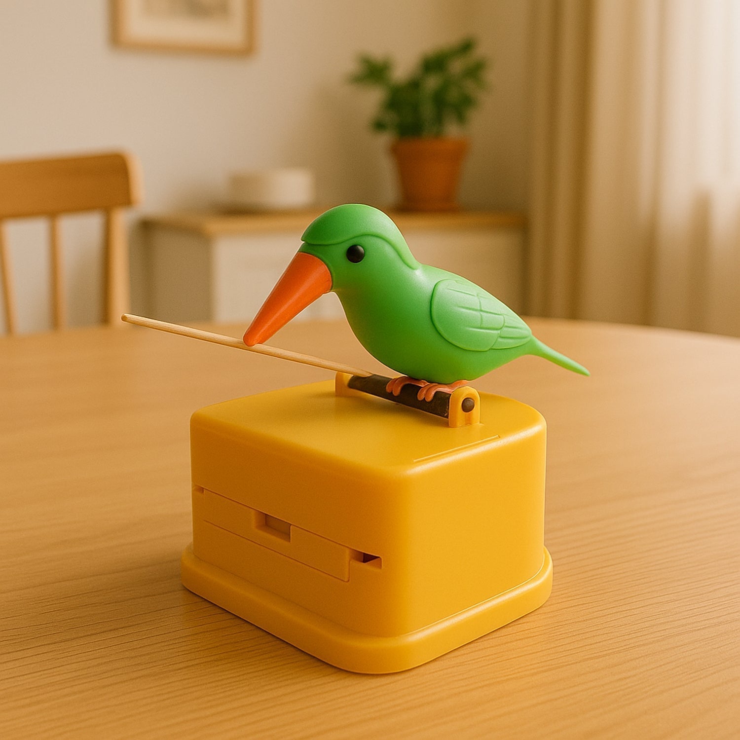 Automatic Bird Toothpick Dispenser