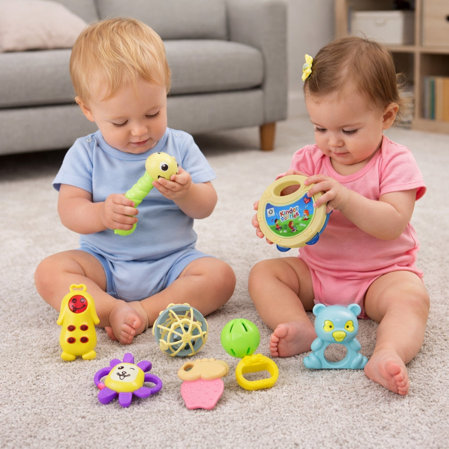 Baby Rattle Toy Set