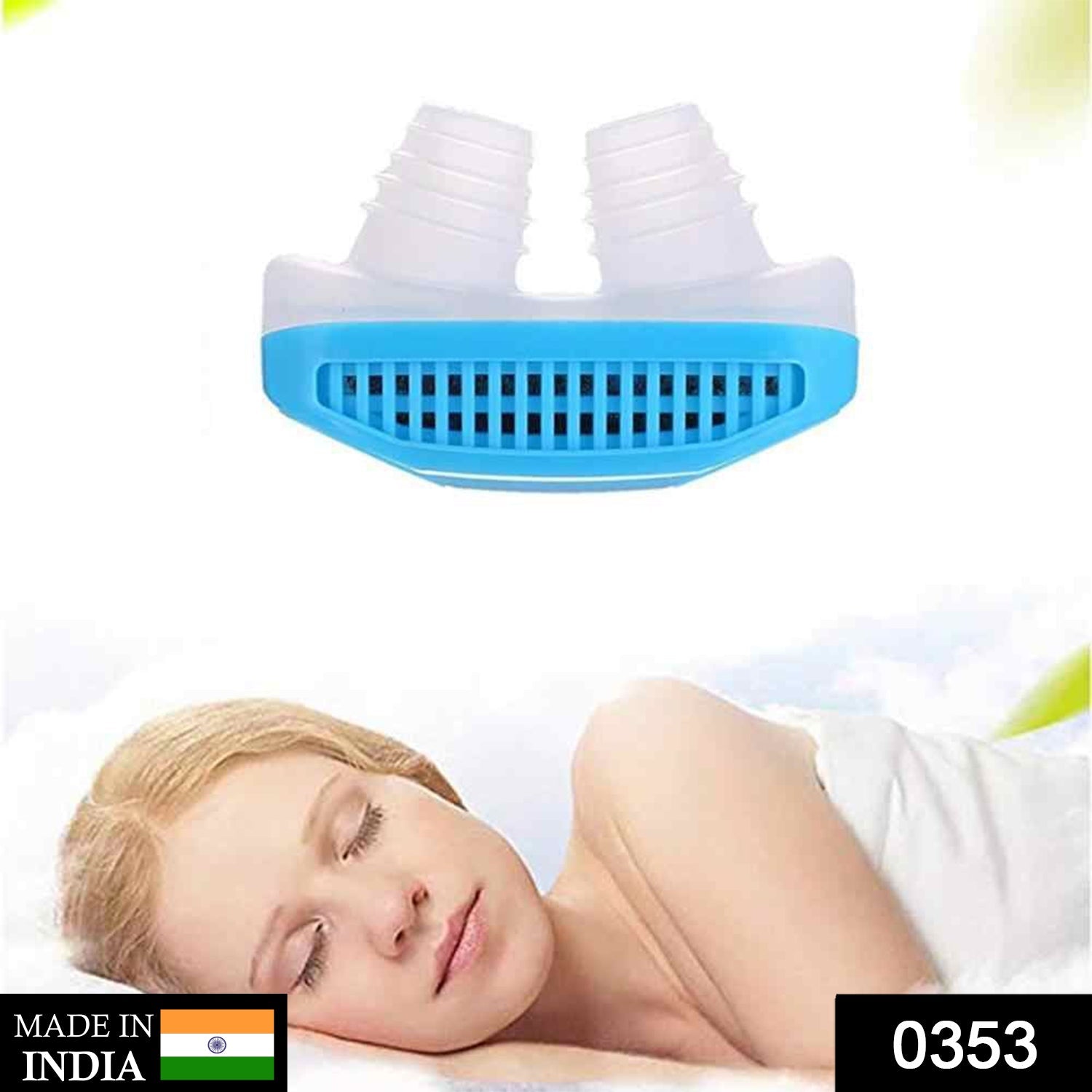 Anti-Snore Nose Clip with Air Purifier