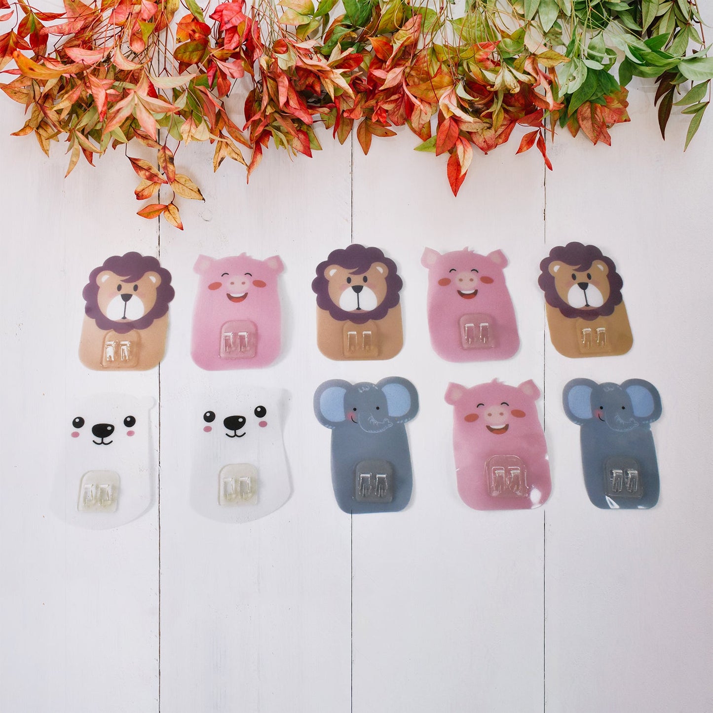 No-Drill Cartoon Wall Hooks