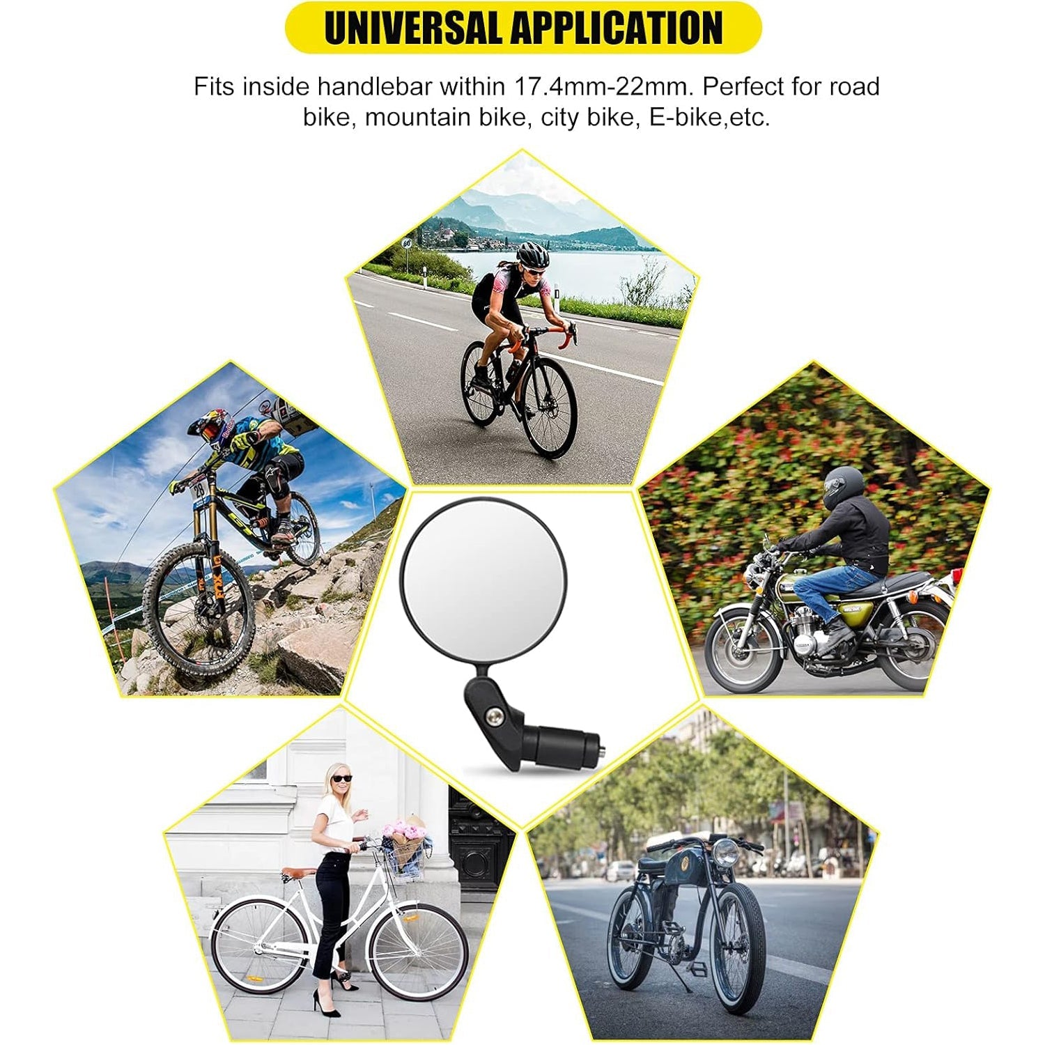 360° Rotatable Bike Mirror