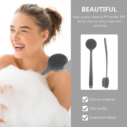 Long Hande Silicone Back Scrubber