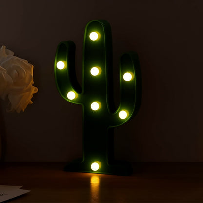 Led Cactus Light Desk Lamp