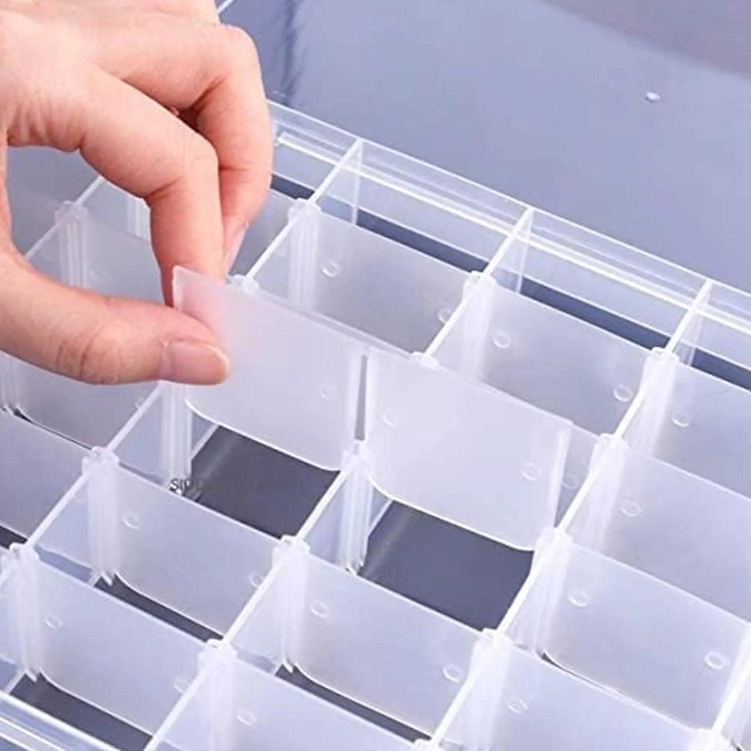 Clear Adjustable Organizer Box