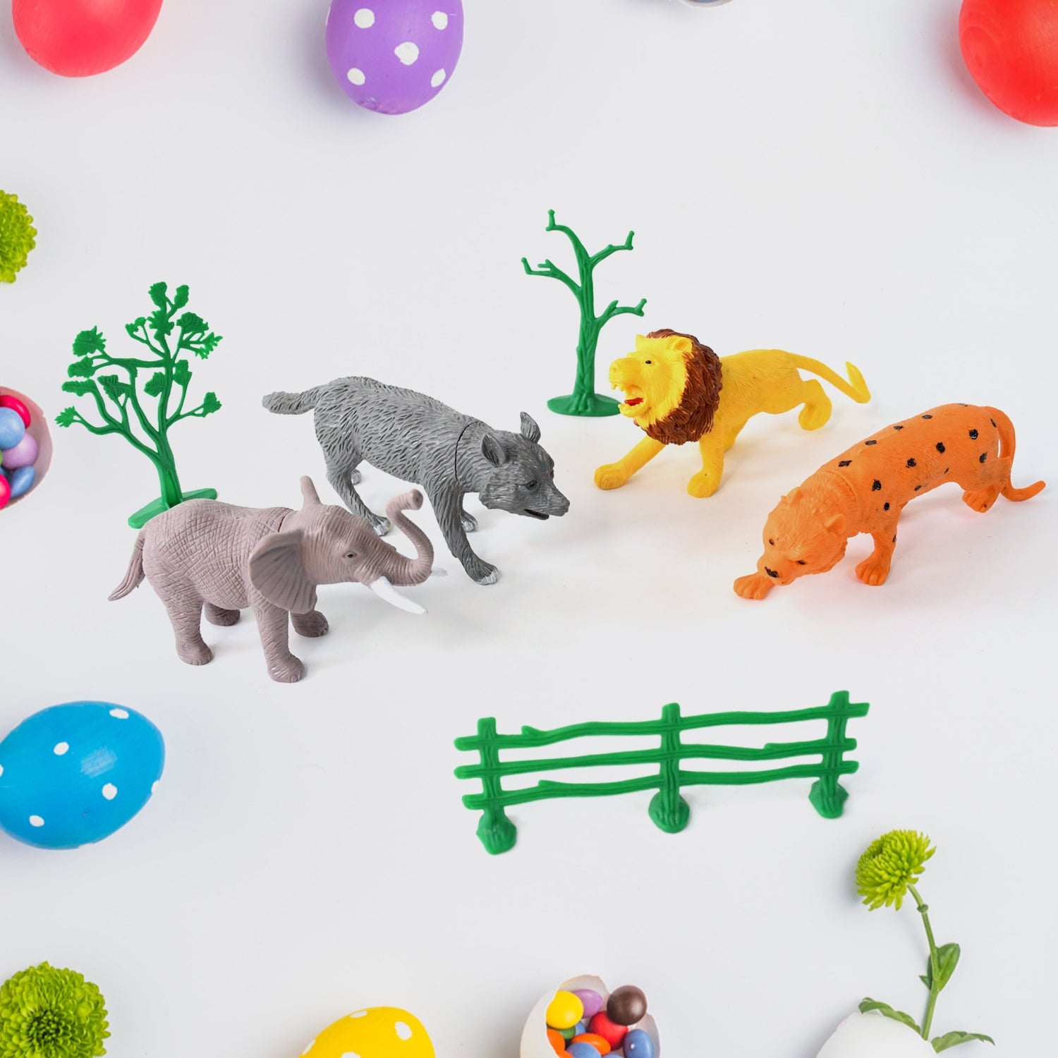 Small Wild Animal Set For Kids (4 pcs)