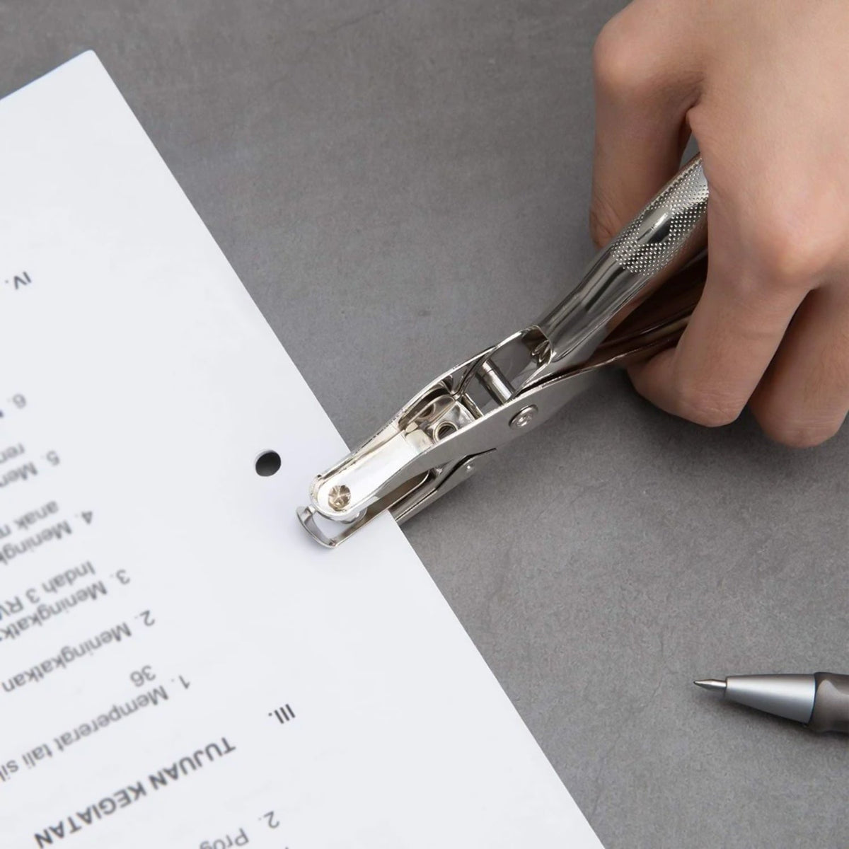 Single Hole Paper Punch
