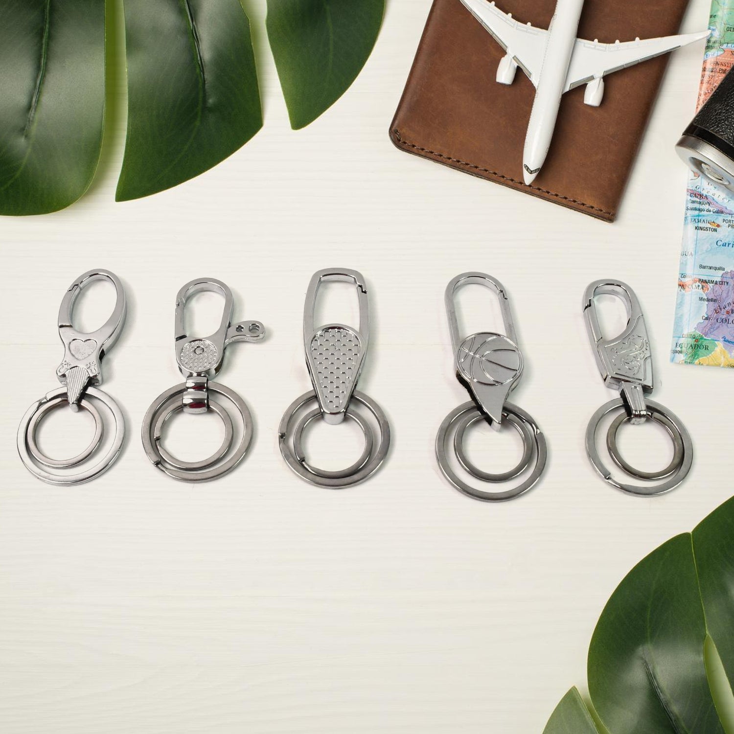 Luxury Stainless Steel Keychain