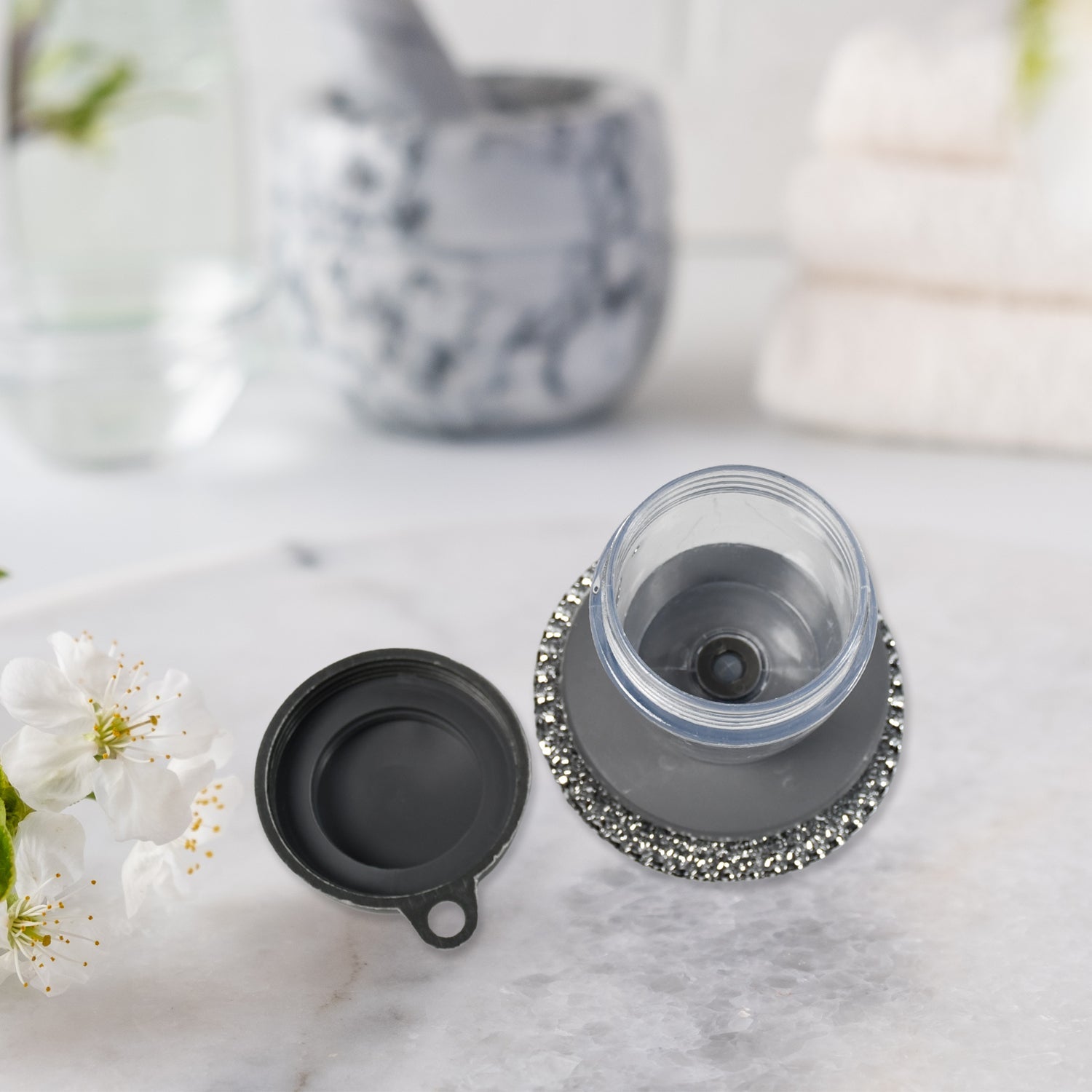 Soap Dispensing Palm Brush Washing Liquid