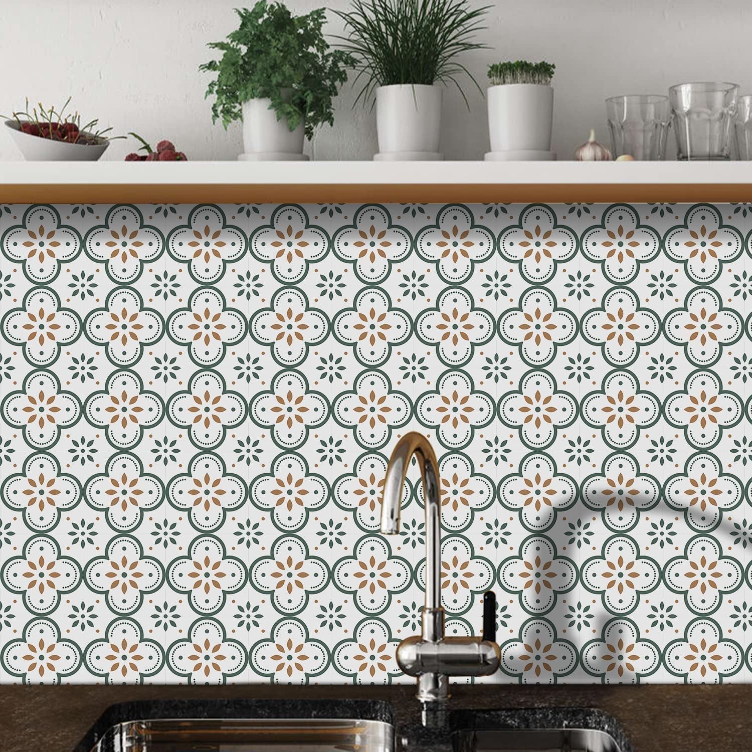 Adhesive Backsplash Tiles