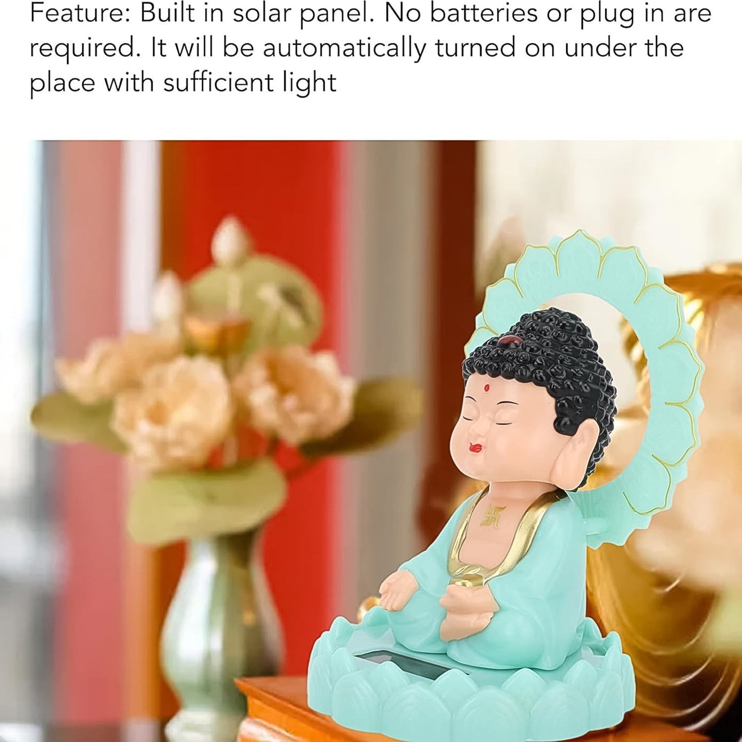 Solar Buddha Statue