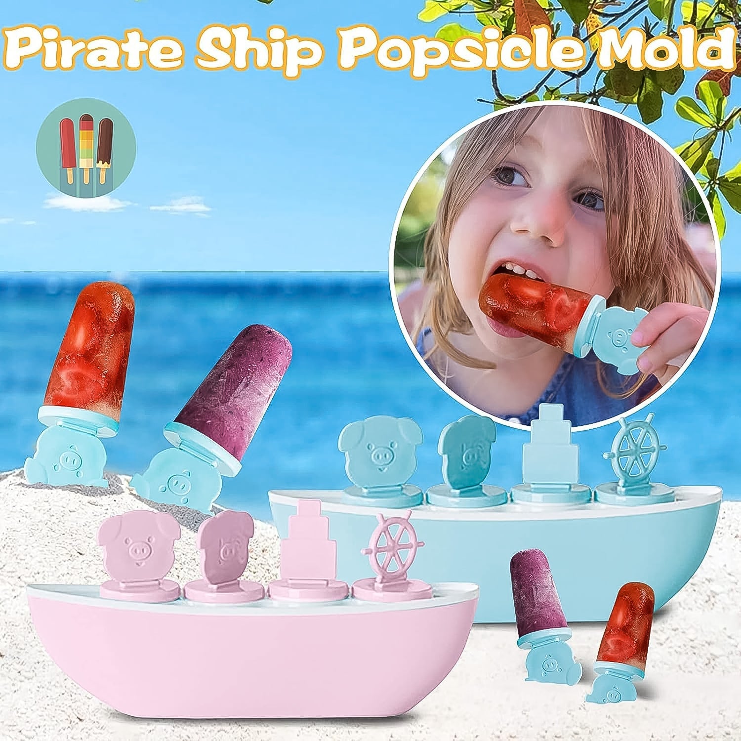 Boat-shaped Ice Cream Mould