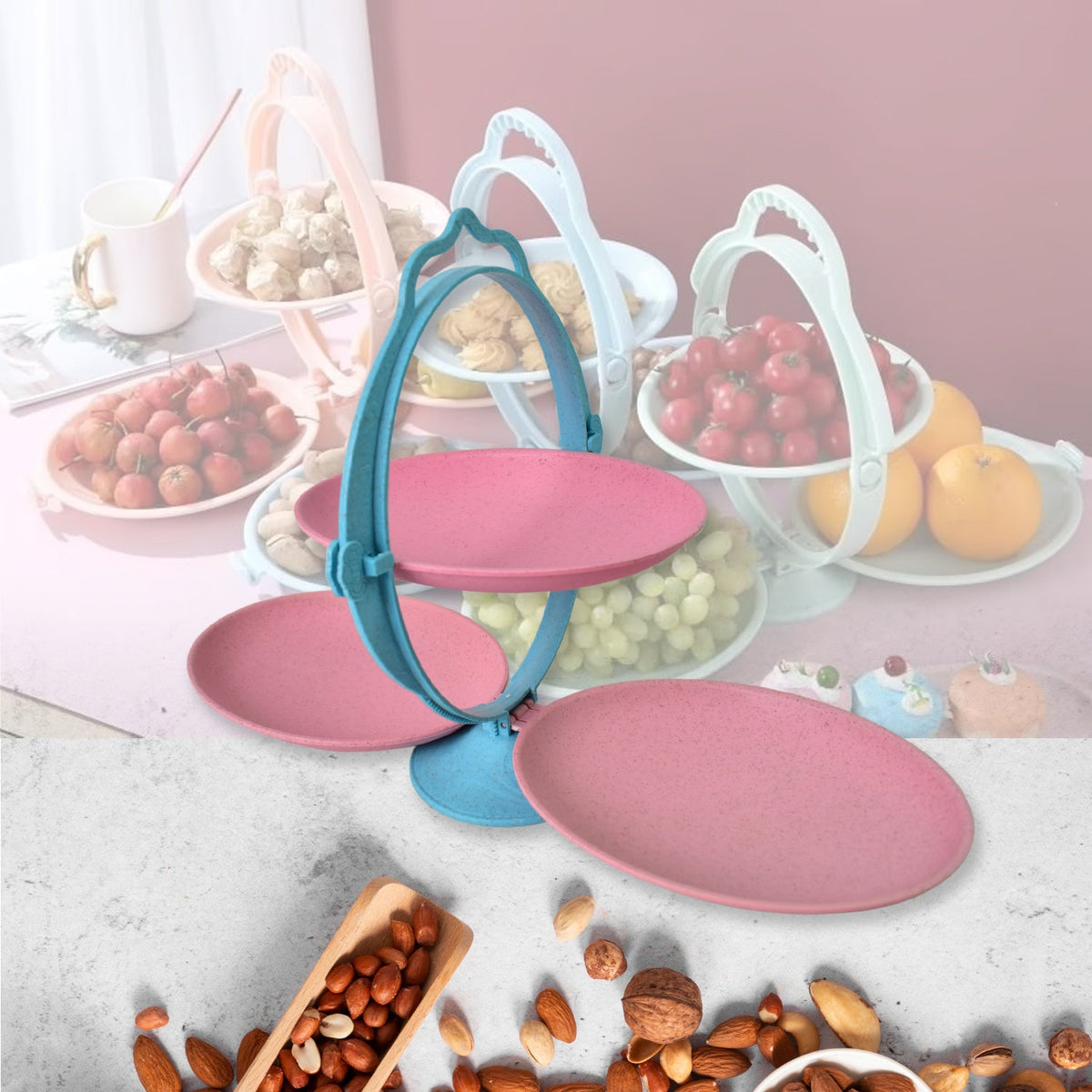 Foldable Fruit Tray