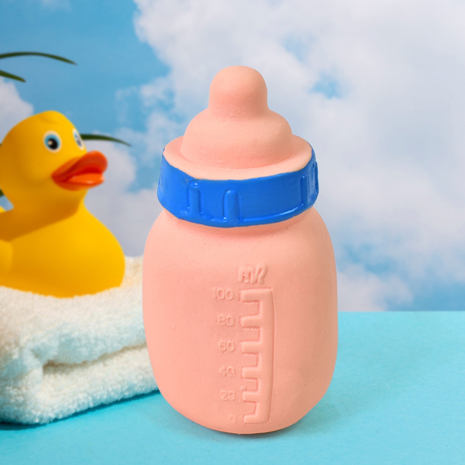 Baby And Bottle Squeeze Chu Chu Fun Toy