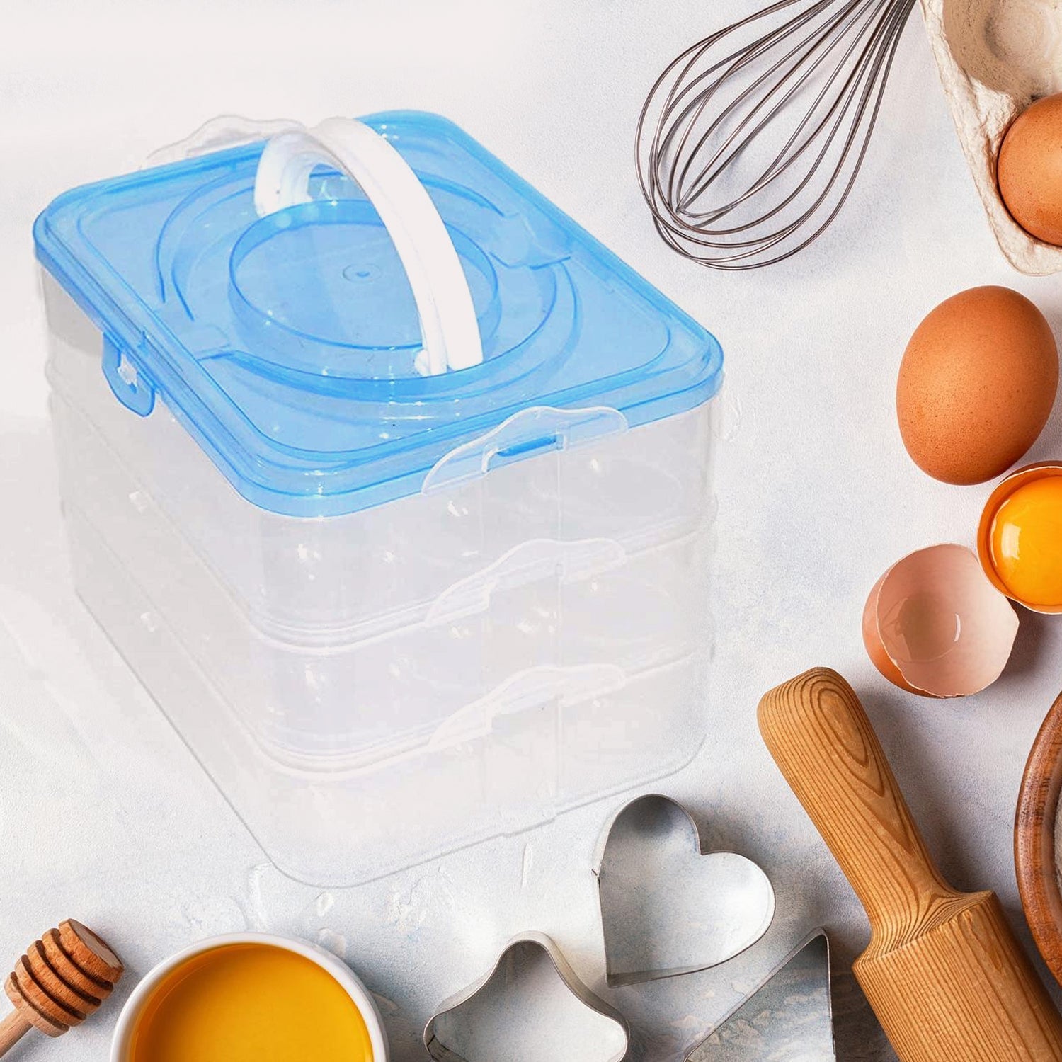 3-layer Plastic Refrigerator Egg Storage Box