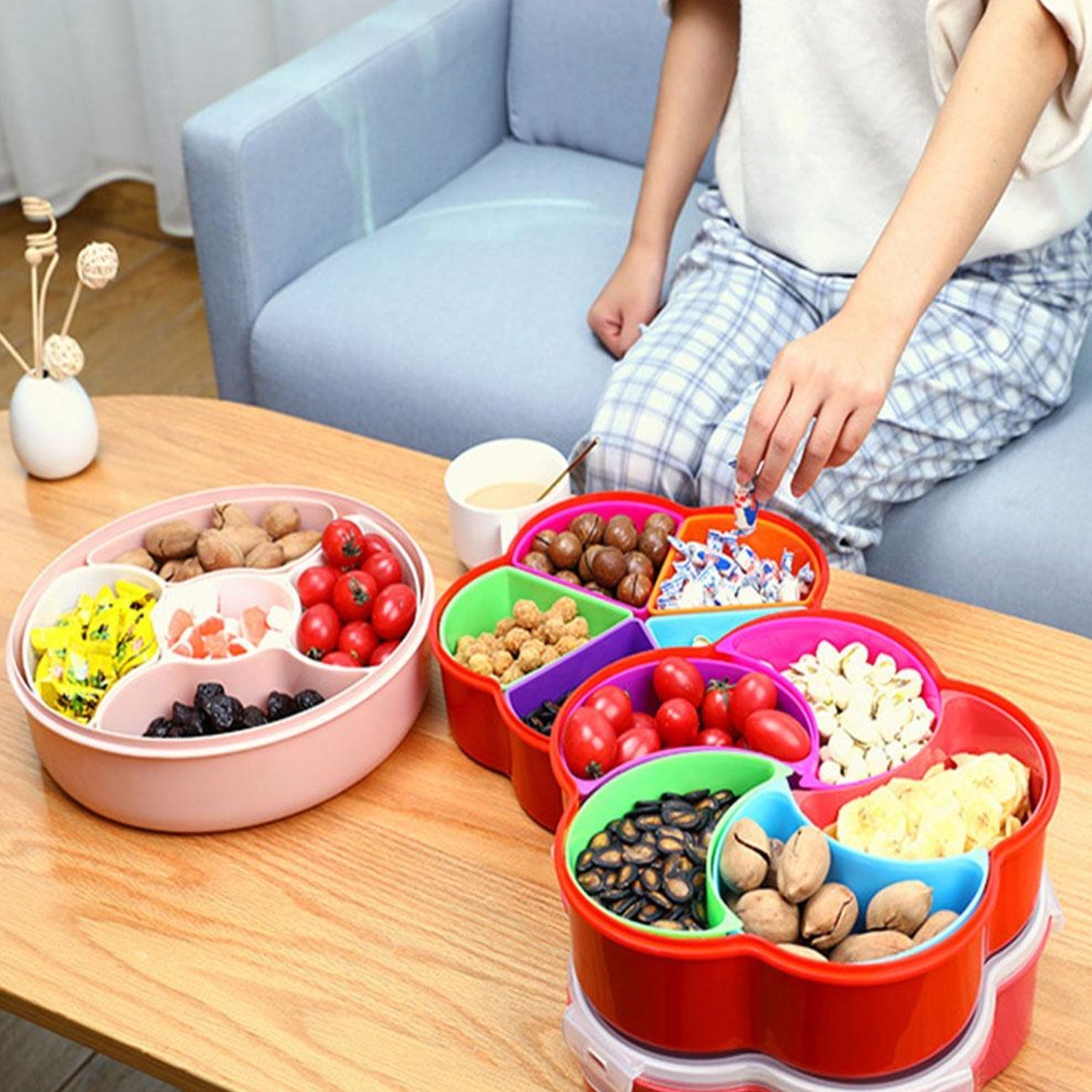 5-Compartment Snack Box