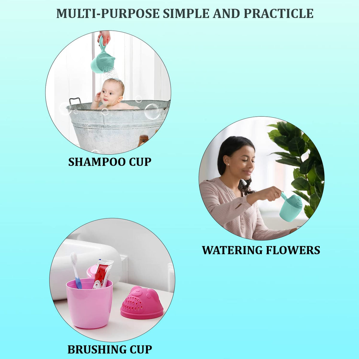 Baby Bath Rinse Cup